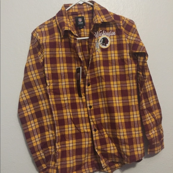 NFL Tops - Washington Redskins flannel
